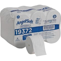Georgia-Pacific-19372 Compact Coreless 2-Ply Recycled Toilet Paper by GP PRO (Georgia-Pacific), White, 1,125 Sheets Per Roll, 18 Rolls Per Case