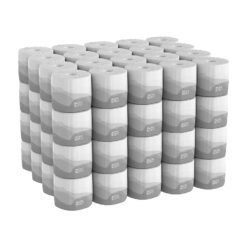 Georgia-Pacific Blue Basic 2-Ply Embossed Toilet Paper (previously branded Envision), 1988001, 550 Sheets Per Roll, 80 Rolls Per Case