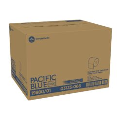 Georgia-Pacific Blue Basic 2-Ply Embossed Toilet Paper (previously branded Envision), 1988001, 550 Sheets Per Roll, 80 Rolls Per Case