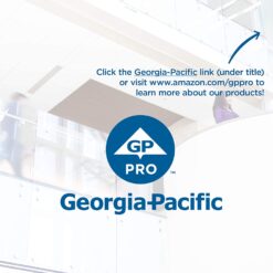 Georgia-Pacific Blue Basic 2-Ply Embossed Toilet Paper (previously branded Envision), 1988001, 550 Sheets Per Roll, 80 Rolls Per Case