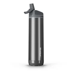 HidrateSpark Pro 21oz Straw Bottle, Stainless Steel