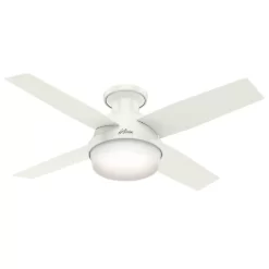 Hunter Fan Dempsey Low Profile 44 inch Ceiling Fan with Light Kit