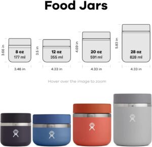 Hydro Flask 20 oz Insulated Food Jar - Peppercorn