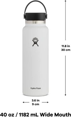 Hydro Flask 40 oz. Wide Mouth Bottle, Indigo