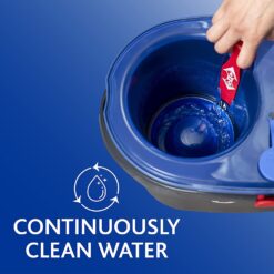 O-Cedar EasyWring RinseClean Microfiber Spin Mop & Bucket Floor Cleaning System with 2 Extra Refills