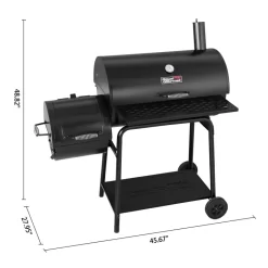 Royal Gourmet 30 inch Barrel Charcoal Grill with Smoker