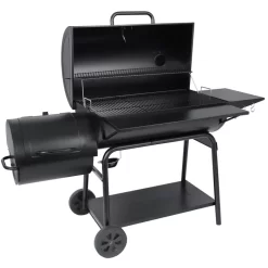 Royal Gourmet CC2036F Charcoal Barrel Grill with Offset Smoker