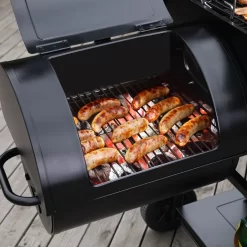 Royal Gourmet CC2036F Charcoal Barrel Grill with Offset Smoker