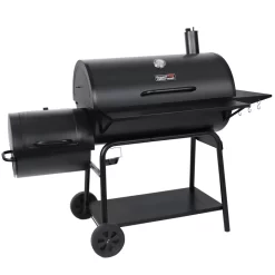 Royal Gourmet CC2036F Charcoal Barrel Grill with Offset Smoker