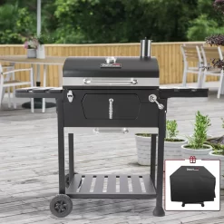 Royal Gourmet CD1824EC 24-Inch Charcoal BBQ Grill with Cover