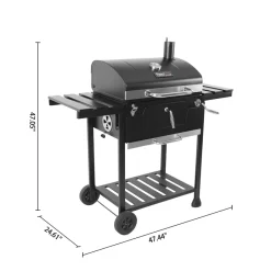 Royal Gourmet CD1824EC 24-Inch Charcoal BBQ Grill with Cover