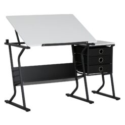 Studio Designs Eclipse 2-Piece Drafting Table & Stool Set
