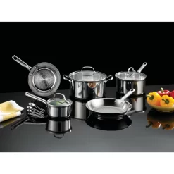 T-fal PerformaPro Stainless Steel Cookware Set, 12 piece