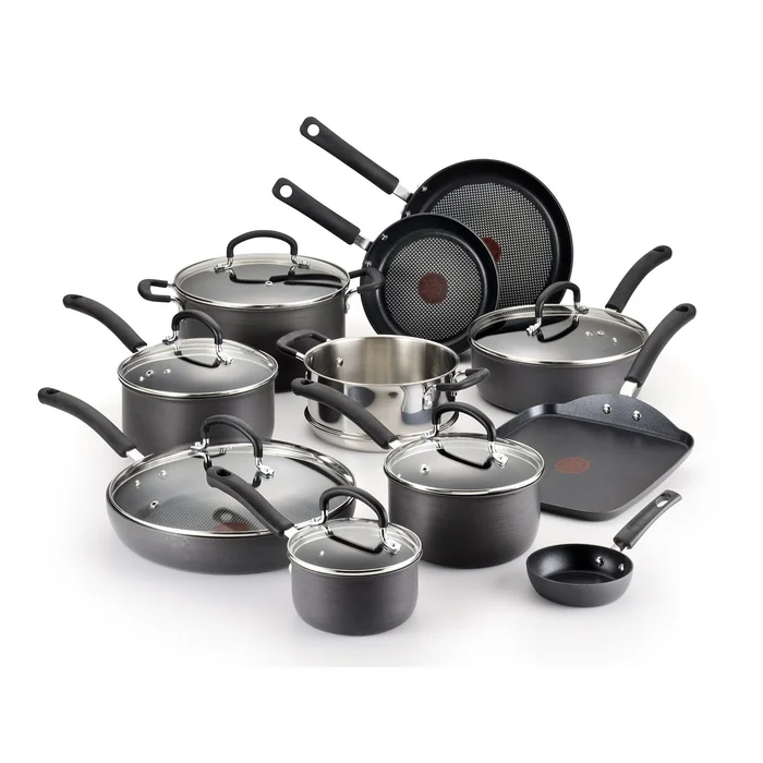 T-fal Performa Pro 12-Piece Stainless Steel Nonstick Cookware Set