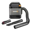 Worx WX030 Power Share 20V Cordless Cube Vac Portable Compact Vacuum