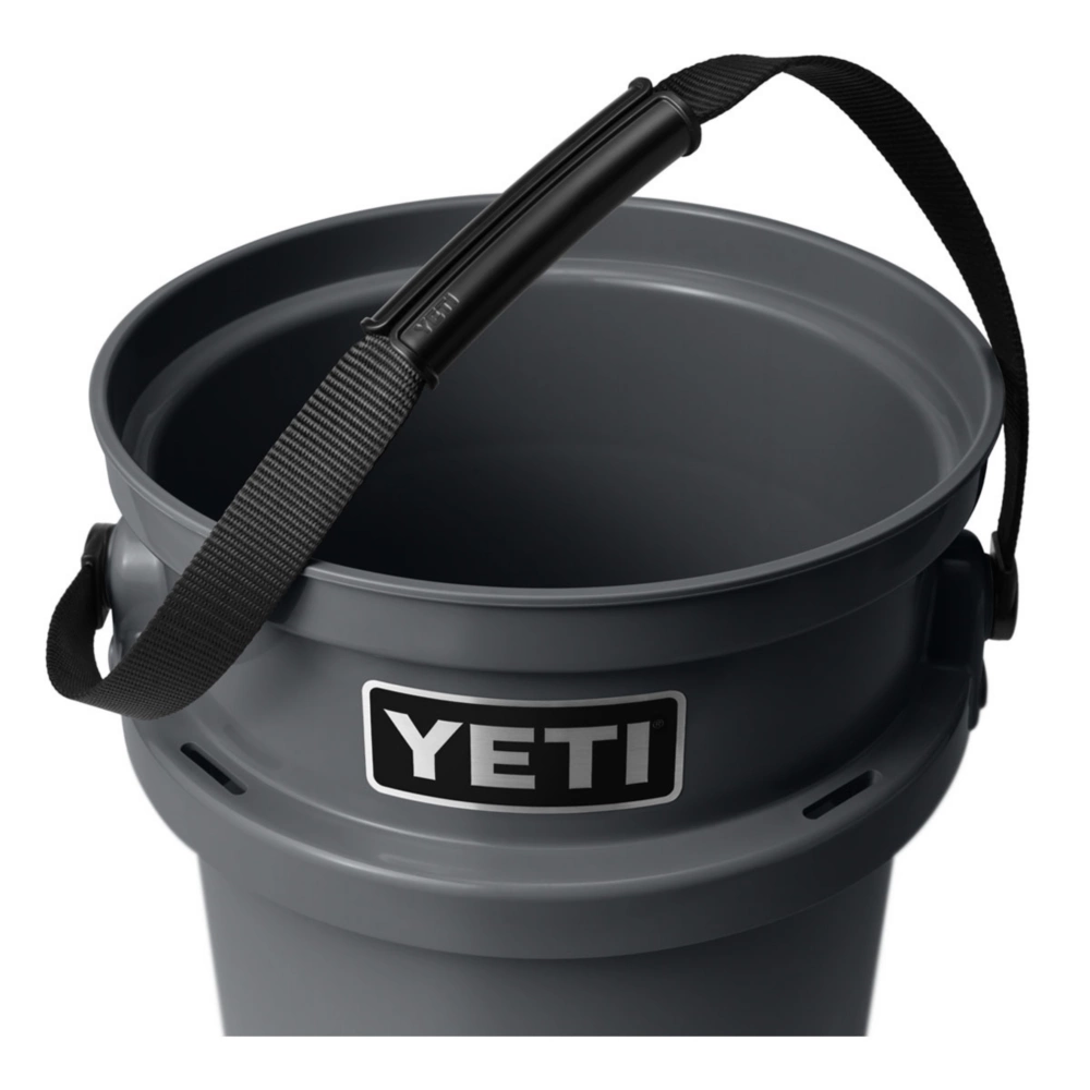 YETI Loadout 5-Gallon Bucket, Impact Resistant Fishing/Utility Bucket,  Charcoal 