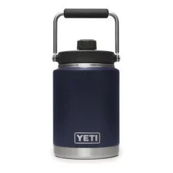 YETI Rambler Half Gallon Jug, Vacuum Insulated, Stainless Steel with MagCap, Navy