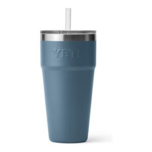 YETI Rambler 26 oz Stackable Cup With Straw Lid Stainless