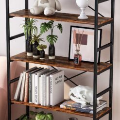 CosyStar 5-Tier Adjustable Tall Bookcase