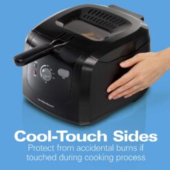 Hamilton Beach Electric Deep Fryer, Black