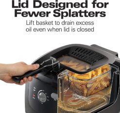 Hamilton Beach Electric Deep Fryer, Black