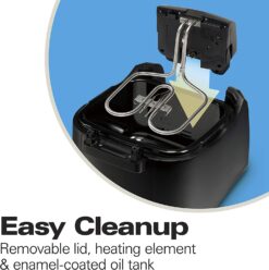 Hamilton Beach Electric Deep Fryer, Black