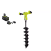 RYOBI P2930VNM ONE+ HP 18V Brushless Cordless Earth Auger with 6 in. Bit with 4.0 Ah Battery and Charger