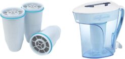 ZeroWater Starter Pack Bundle, 10 Cup Picher and 3-Pack Replacement Filters