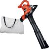BLACK+DECKER BV3600 12 AMP 230 MPH 385 CFM Corded Electric Handheld 3-In-1 Leaf Blower, Vacuum & Mulcher