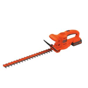 BLACK+DECKER LHT218C1 20V MAX Cordless Battery Powered Hedge Trimmer Kit with (1) 1.5Ah Battery & Charger