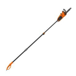 BLACK+DECKER BECSP601 10in. 8 AMP Corded Electric Pole Chainsaw Kit with (1) Extension Pole, (1) Bar Cover, (1) Wrench, (1) Bar & (1) Chain