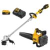 DEWALT DCST922P1 20V MAX Brushless Cordless Battery Powered String Trimmer Kit with (1) 5Ah Battery & Charger
