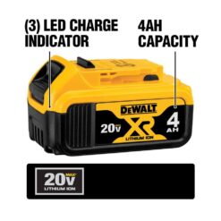 DEWALT DCST922P1 20V MAX Brushless Cordless Battery Powered String Trimmer Kit with (1) 5Ah Battery & Charger