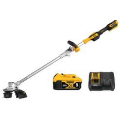 DEWALT DCST922P1 20V MAX Brushless Cordless Battery Powered String Trimmer Kit with (1) 5Ah Battery & Charger