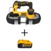 DEWALT DCS377BWDCB205 Atomic 20-Volt MAX Cordless Brushless Compact 1-3/4 in. Bandsaw (Tool-Only) w/20V Premium Lithium-Ion 5.0Ah Battery Pack