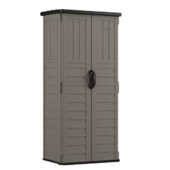 Suncast BMS1250SB 2 ft. 8.25 in. X 2 ft. 1.5 in X 6 ft. Resin Vertical Storage Shed