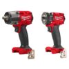 Milwaukee 2962-20-2854-20 M18 FUEL Gen-2 18V Lithium-Ion Brushless Cordless Mid Torque 1/2 in. Impact Wrench & 3/8 in. Wrench w/Friction Ring