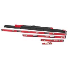 Milwaukee MLBXCM78 10 in. /24 in. /48 in. /78 in. REDSTICK Magnetic Box and Torpedo Level Set