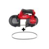 Milwaukee 2529-20-48-39-0631 M12 FUEL 12V Lithium-Ion Cordless Sub-Compact Band Saw with (4) 12/14 TPI Extreme Metal Cutting Band Saw Blades