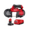 Milwaukee 2529-20-48-59-2440 M12 FUEL 12V Lithium-Ion Cordless Compact Band Saw W/M12 4.0 Ah Starter Kit