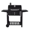 Royal Gourmet CD1824AX Charcoal Grill with 2 Side Table in Black