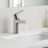 Kohler 74013-4-CP Taut Single Hole Bathroom Faucet with Drain Assembly