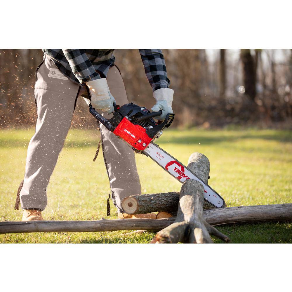 Troy-Bilt TB4620C 20 in. 46 cc Gas 2-Cycle Chainsaw with Automatic ...