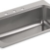 Kohler 20060-3-NA Verse 33" L x 22" W Top Mount Single Bowl Kitchen Sink