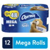 Charmin Ultra Soft Toilet Paper, 12 Mega Rolls