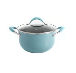 The Pioneer Woman Frontier Speckle 24-Piece Cookware Combo Set, Turquoise