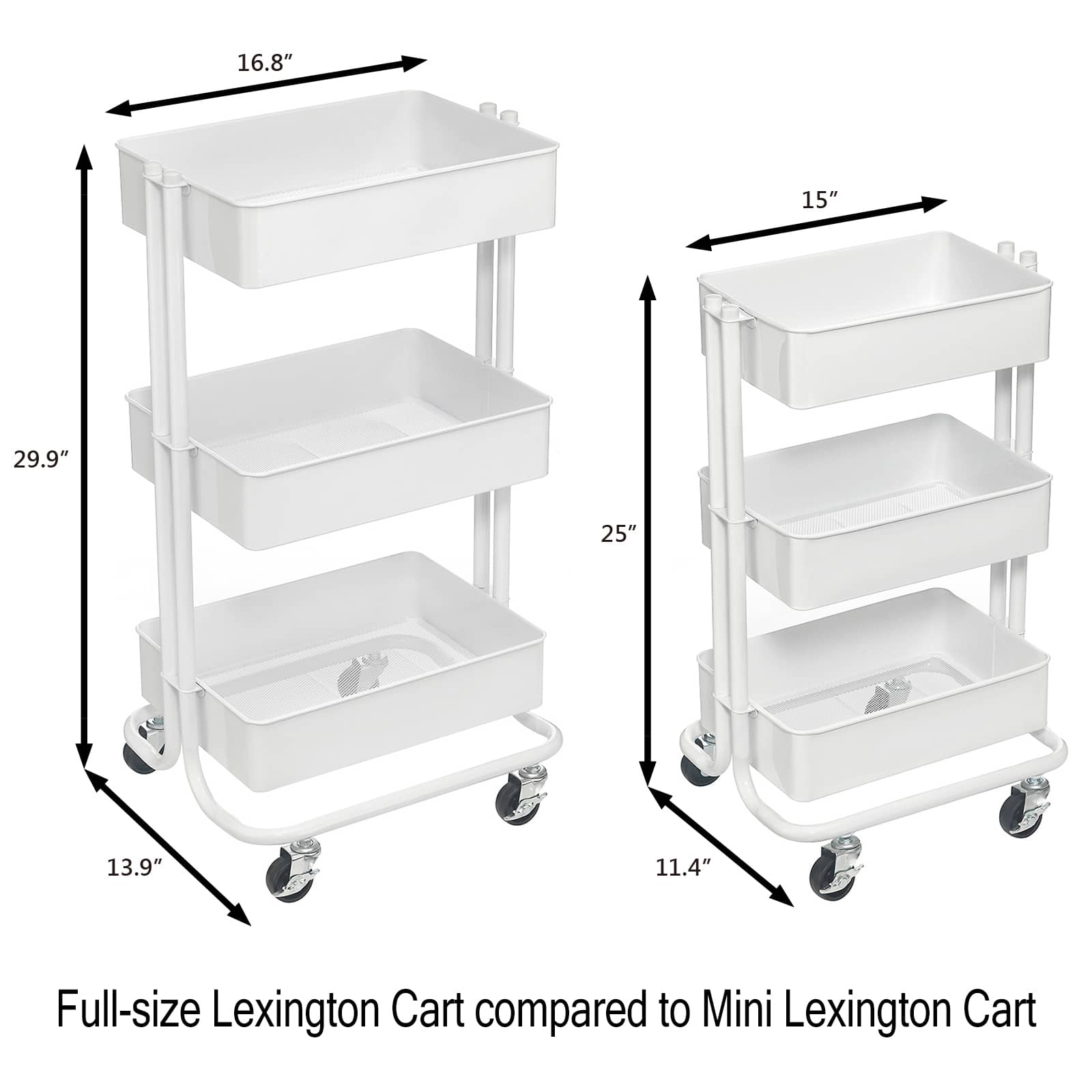 Essex Rolling Cart by Simply Tidy™, Michaels