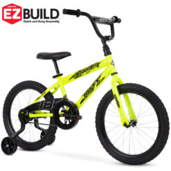 Huffy 18 in. Rock It Boy Kids Bike, Neon Powder Yellow