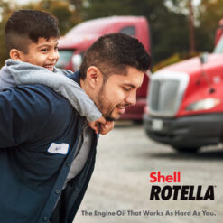 Shell Rotella T4 Triple Protection 15W-40 Diesel Motor Oil, 3 Gallon