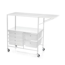 Simply Tidy Essex Rolling Cart, White